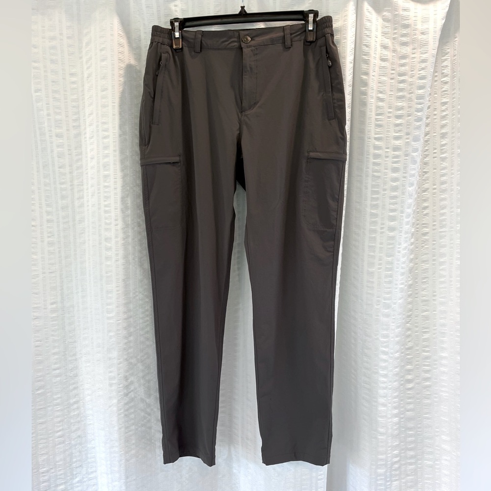 MIER Women's Quick Dry Cargo Pants Lightweight Pants - size 14, Gray
